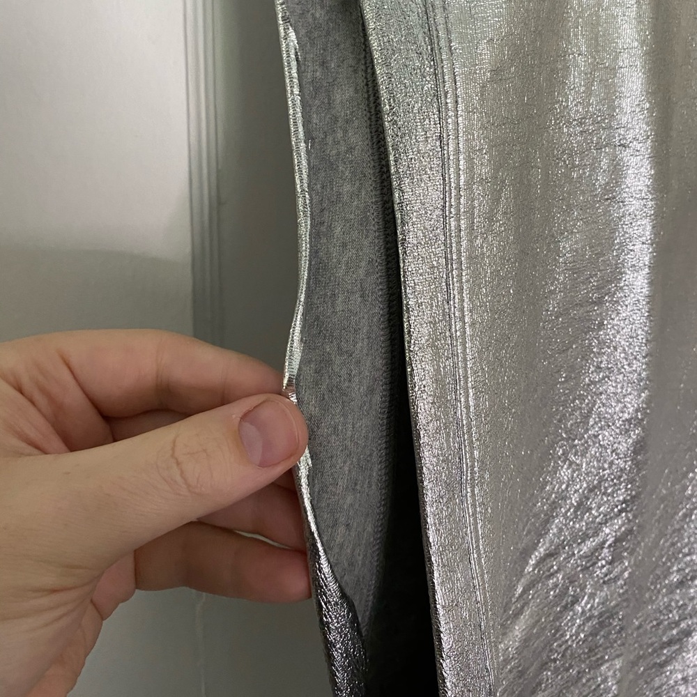 Phillip Lim Silver Metallic Sleeveless Top - Picture 4 of 8